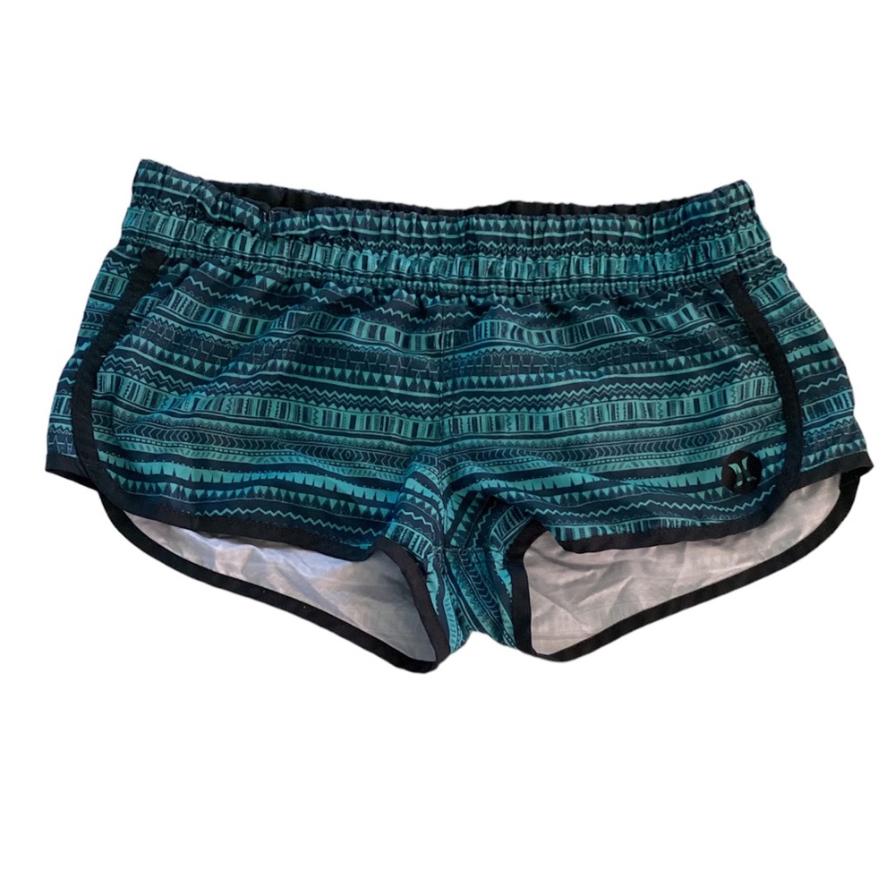 Hurley womens board shorts, navy/teal, Size Medium boardshorts